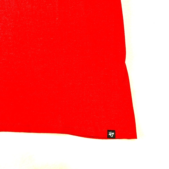 47 Brand Texas Rangers Women’s T Shirt Size Large Short Sleeve Blue MLB - Picture 4 of 5